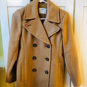 Women's Old Navy Brown Pea Coat XS